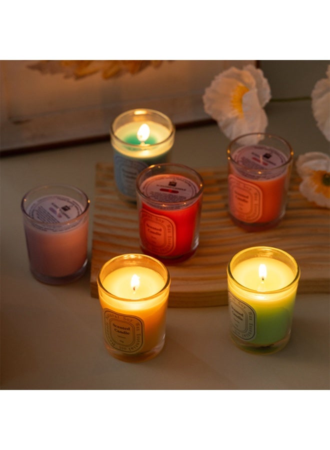 Bukela 6 Pack Candles for Home Scented Aromatherapy Candles Gifts Set for Women, Lavender Candle, Natural Soy Wax Long Lasting Candle Set Gifts for Birthday, Valentine, Ramadan, Anniversary Present - Image 4